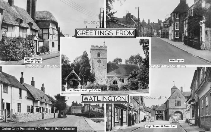 Photo of Watlington, Composite c.1955