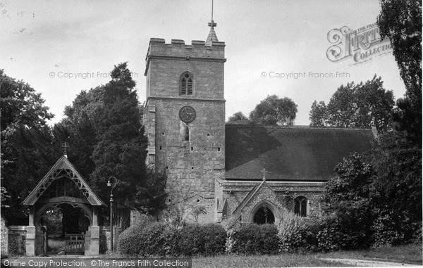 Photo of Watlington, St Leonard's Church And Lychgate c.1955