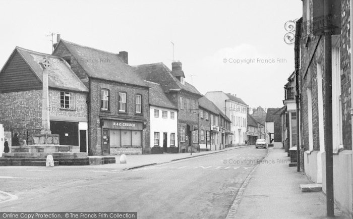 Photo of Watlington, The Cross And High Street c.1970