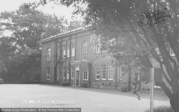 Photo of Watlington, The Hospital c.1960