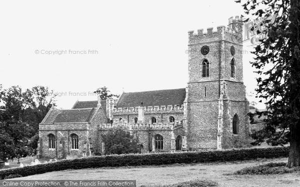 Photo of Watton At Stone, Church Of St Andrew And St Mary c.1955