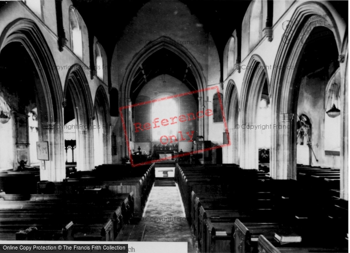 Photo of Watton At Stone, The Church Interior c.1960