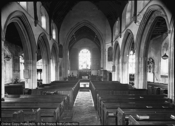 Photo of Watton At Stone, The Church Interior c.1960