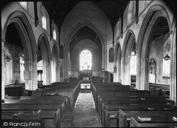 Watton-At-Stone, The Church Interior c.1960, Watton At Stone