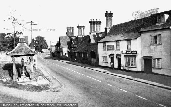 Photo of Watton At Stone, The Pump And High Street c.1960
