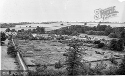 Watton-At-Stone, View From The Church Tower c.1955, Watton At Stone