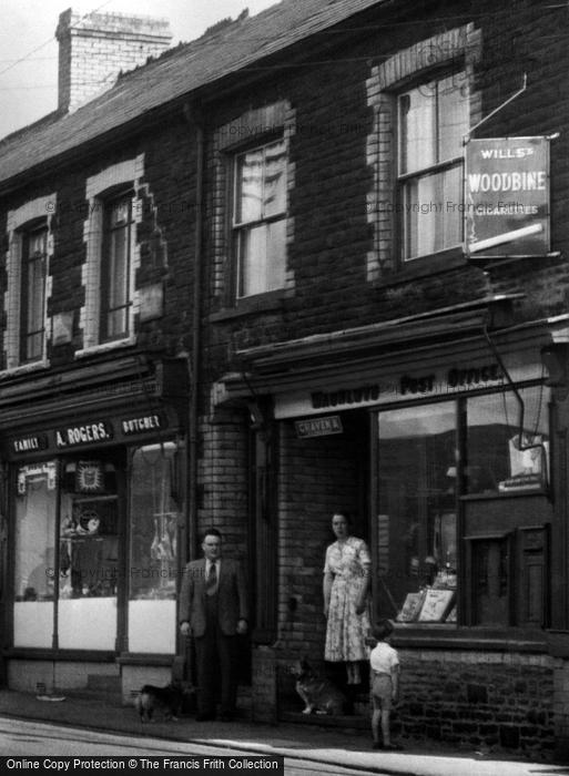 Photo of Waunlwyd, The Post Office, Park Place c.1955