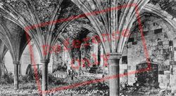 Waverley, Abbey Crypt 1895, Waverley Abbey