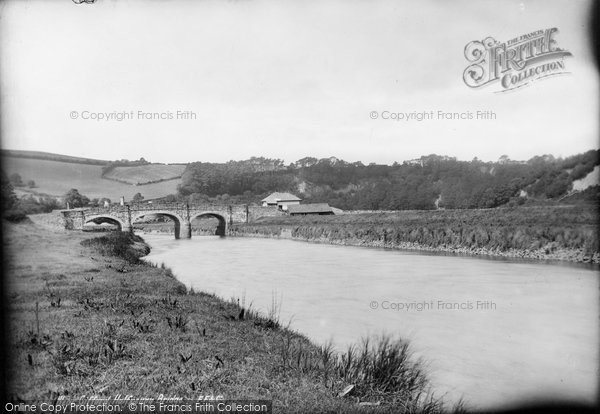 Photo of Weare Giffard, Halfpenny Bridge 1890