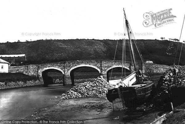 Photo of Weare Giffard, Halfpenny Bridge c.1955
