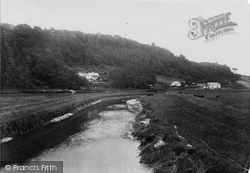 The Village And The River Torridge 1923, Weare Giffard