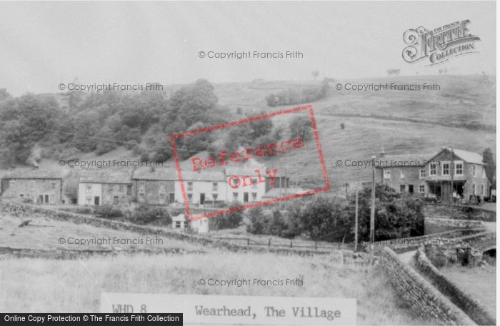 Photo of Wearhead, The Village c.1955