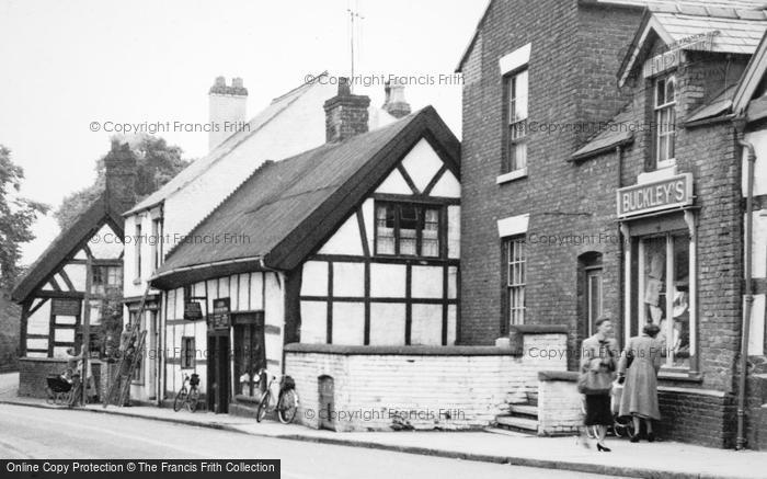 Photo of Weaverham, High Street c.1955