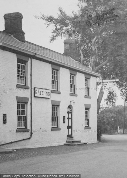 Photo of Weaverham, The Gate Inn c.1955