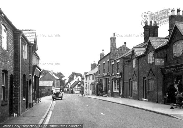 Photo of Weaverham, The Village c.1955