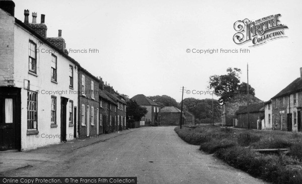 Photo of Weaverthorpe, Road Through Village c.1955