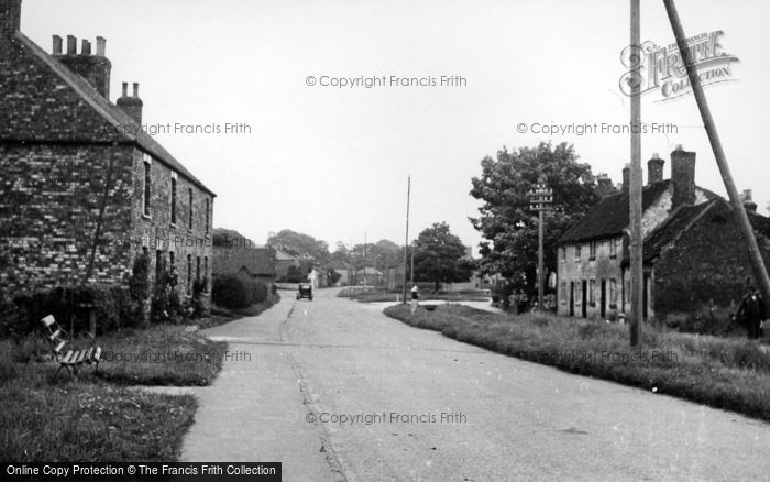 Photo of Weaverthorpe, The Street c.1955