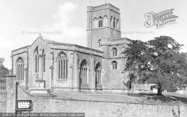 Photo of Wedmore, St Mary's Church And War Memorial c.1950