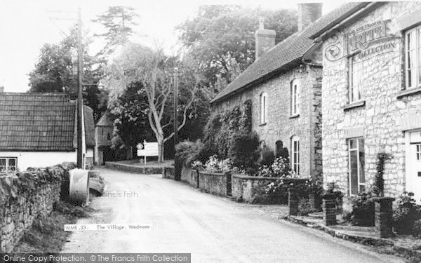 Photo of Wedmore, The Village c.1955