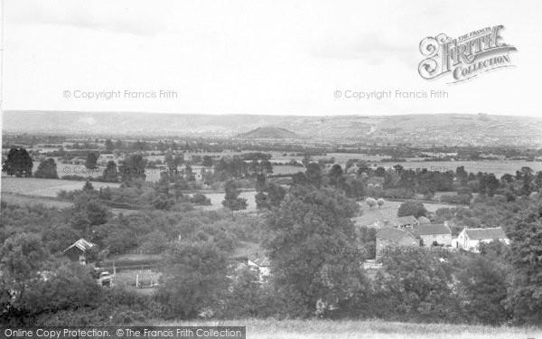 Photo of Wedmore, View From Mudgley Road c.1950