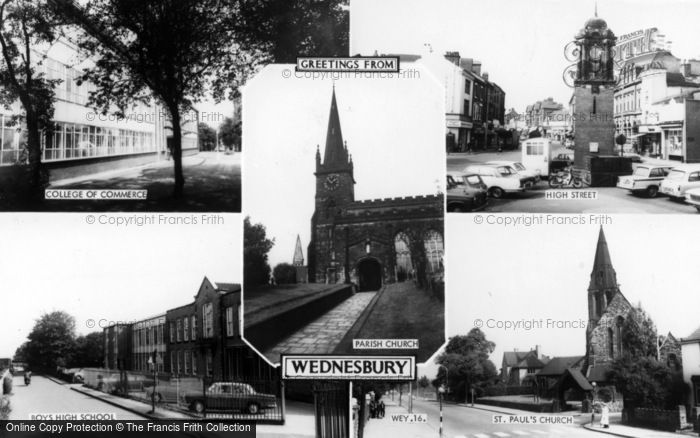 Photo of Wednesbury, Composite c.1965