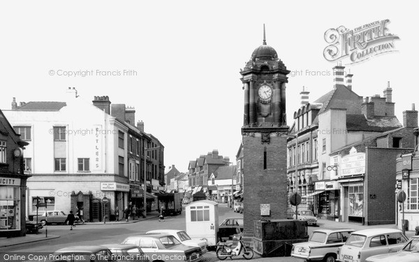Photo of Wednesbury, Market Place 1968