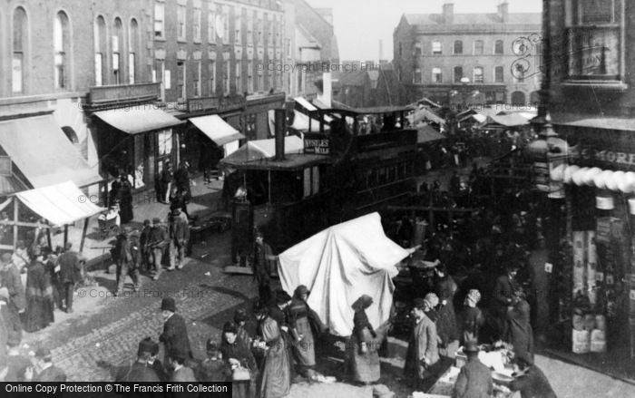 Photo of Wednesbury, Market Place c.1890