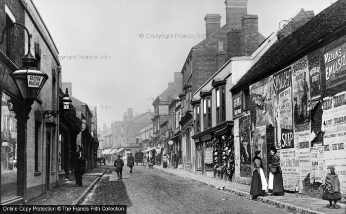 Photo of Wednesbury, Upper High Street c.1900