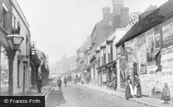 Upper High Street c.1900, Wednesbury
