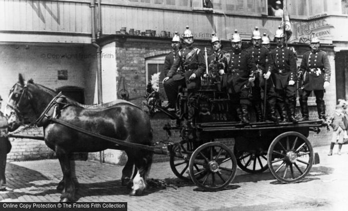 Photo of Wednesbury, Volunteer Fire Brigade 1892