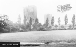 Park And Flats c.1965, Wednesfield
