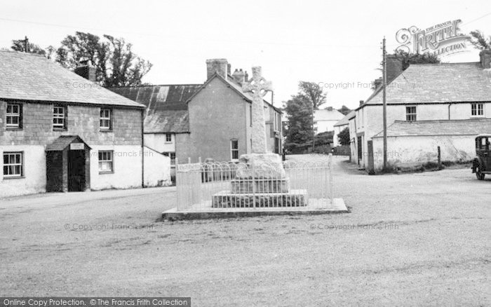 Photo of Week St Mary, The Square And War Memorial 1951