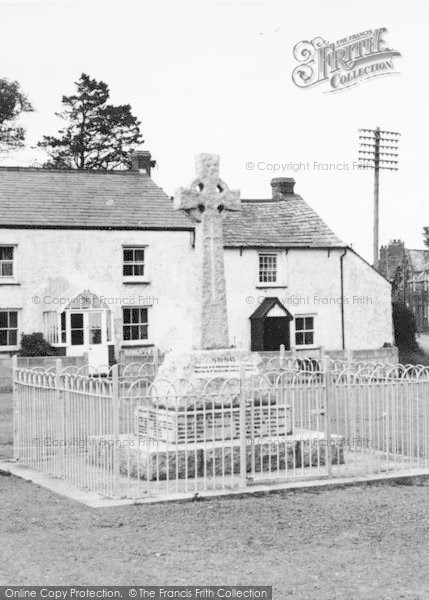 Photo of Week St Mary, The War Memorial 1951