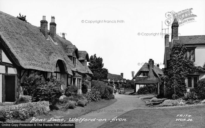 Photo of Welford On Avon, Boat Lane c.1955