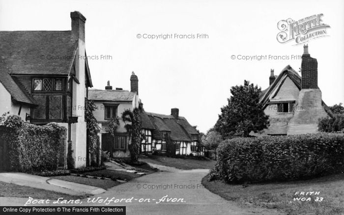 Photo of Welford On Avon, Boat Lane c.1955