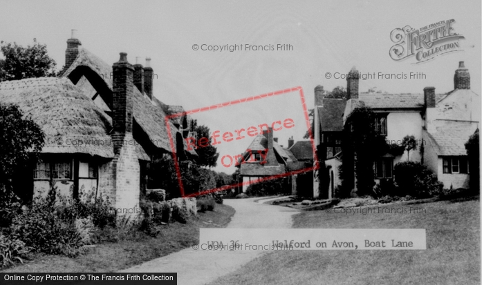 Photo of Welford On Avon, Boat Lane c.1955