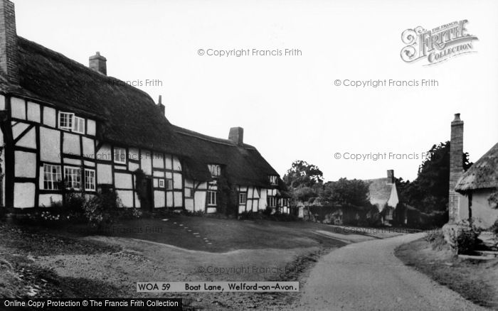 Photo of Welford On Avon, Boat Lane c.1960
