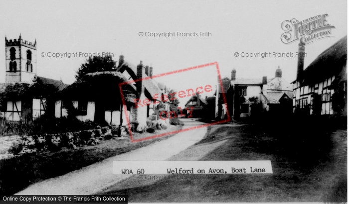 Photo of Welford On Avon, Boat Lane c.1960