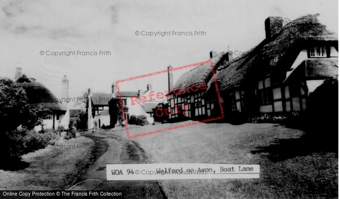 Photo of Welford On Avon, Boat Lane c.1965