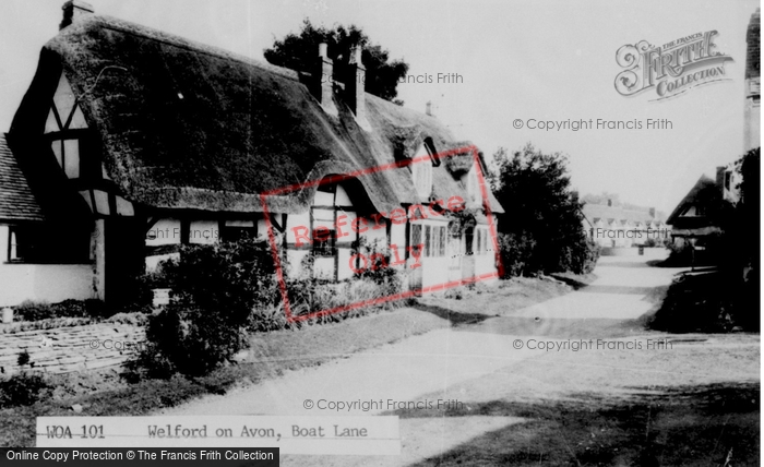 Photo of Welford On Avon, Boat Lane c.1965
