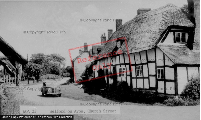 Photo of Welford On Avon, Church Street c.1955