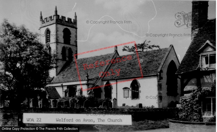 Photo of Welford On Avon, The Church c.1955