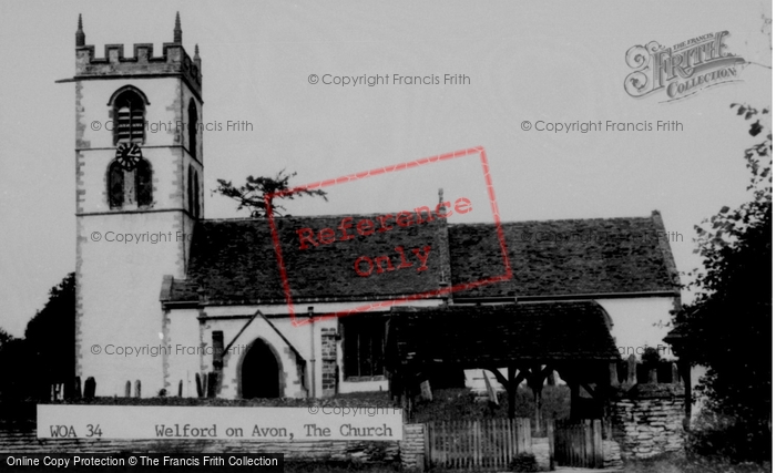 Photo of Welford On Avon, The Church c.1955