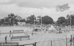 Swimming Pool, Danson Park c.1950, Welling