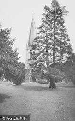All Hallows Parish Church c.1955, Wellingborough