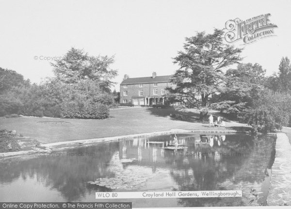 Photo of Wellingborough, Croyland Hall Gardens c.1965
