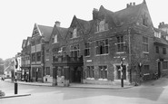 Wellingborough, the Hind Hotel and Sheep Street c1955