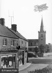 Cliff Pharmacy And All Saints Church c.1960, Wellingore