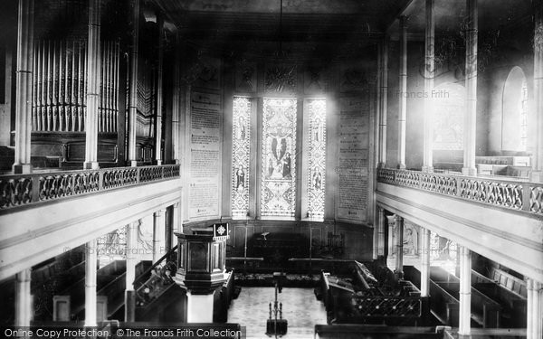 Photo of Wellington, All Saints Church Interior 1895