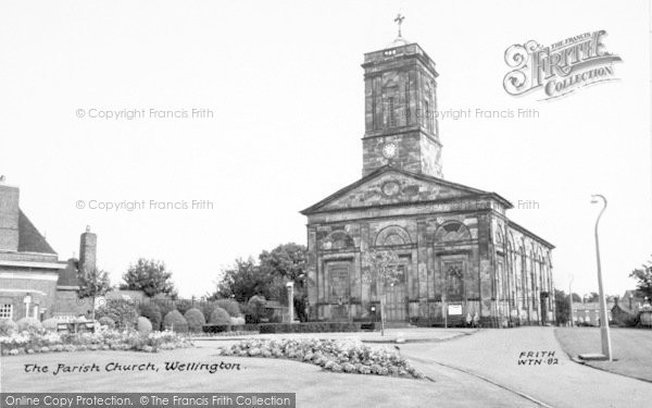 Photo of Wellington, All Saints' Parish Church c.1965